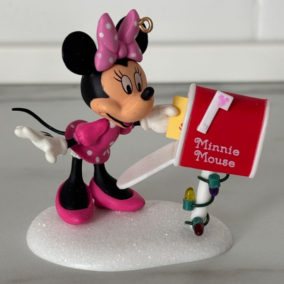 NEW! Disney Minnie Mouse "Letters to Santa" Christmas Ornament Hallmark 2008 - Picture 5 of 8